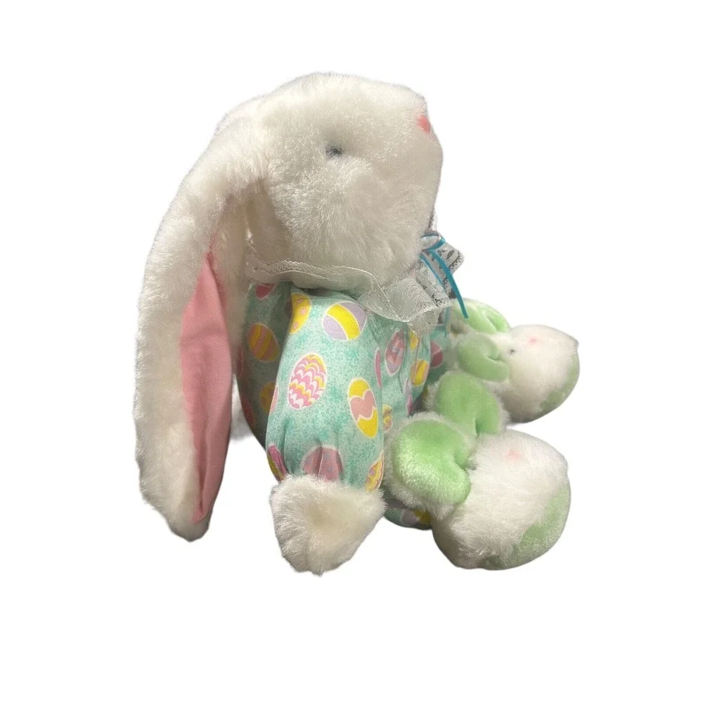 Playful Plush Chrisha Easter Bunny Rabbit Stuffed Animal W/Bunny‎ Slippers TAGS